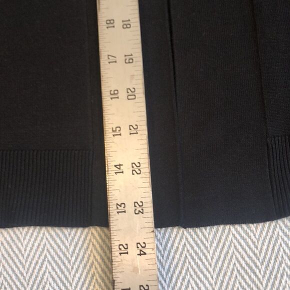 Black Shrug Cardigan 2X Rayon Blend NWT, Open Front Pit to Pit 23 1/4" - Picture 7 of 13